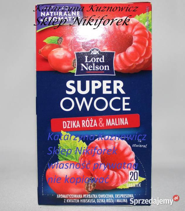 Herbata Lord Nelson Super Owoce malina cytryna Stare Miasto sprzedam