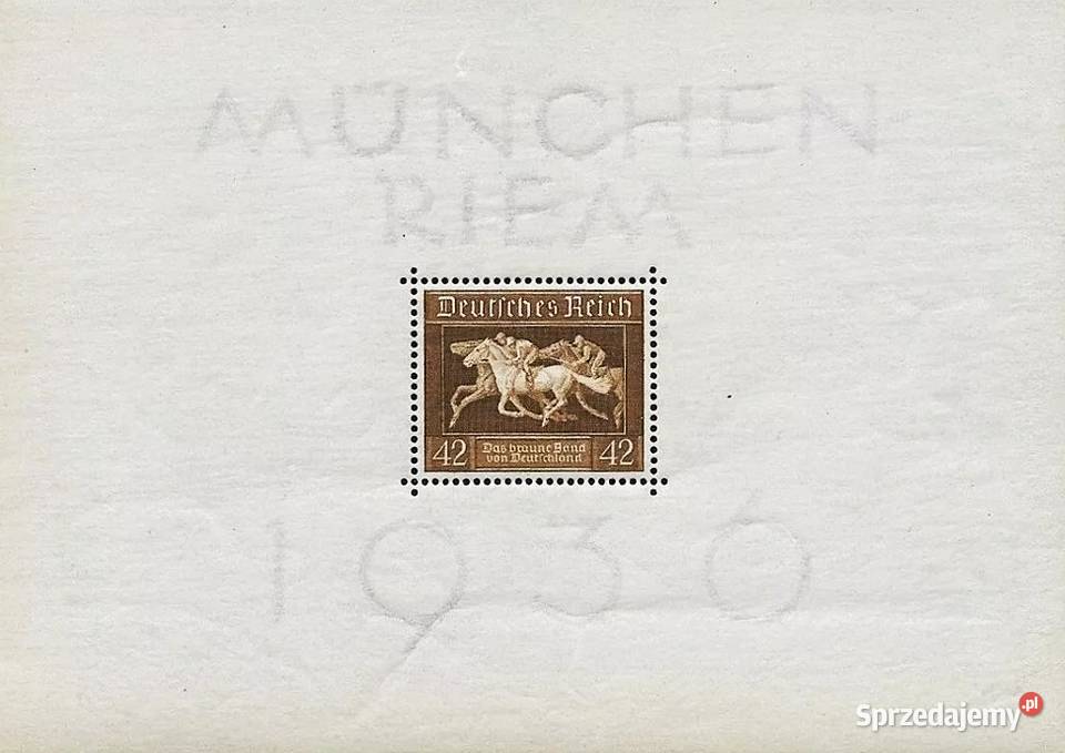 NIEMCY 1936 BLOK 4 MNH WYSYŁKA Człuchów