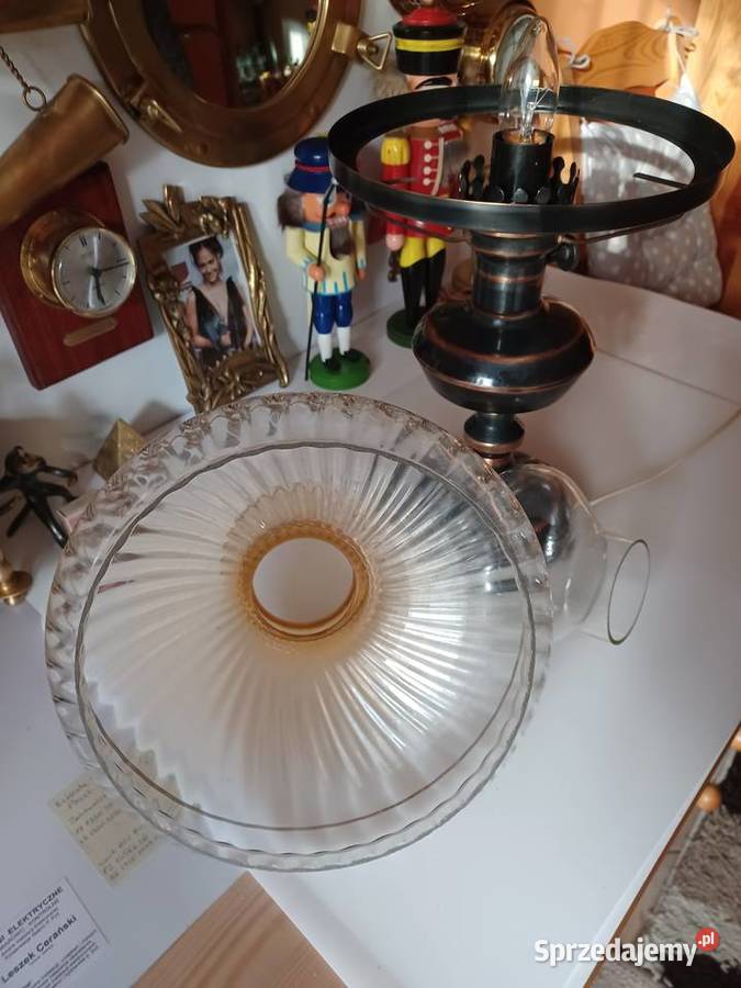 Piękna lampa z czasów PRL Kolekcja Oświetlenie