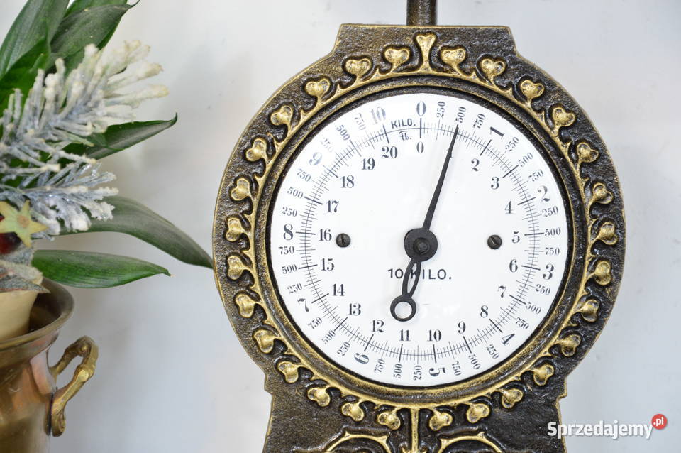 stara WAGA 10 żeliwna sygnowana