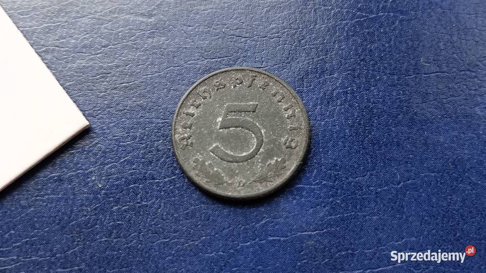 Stare monety 5 fenig 1940 D NIemcy