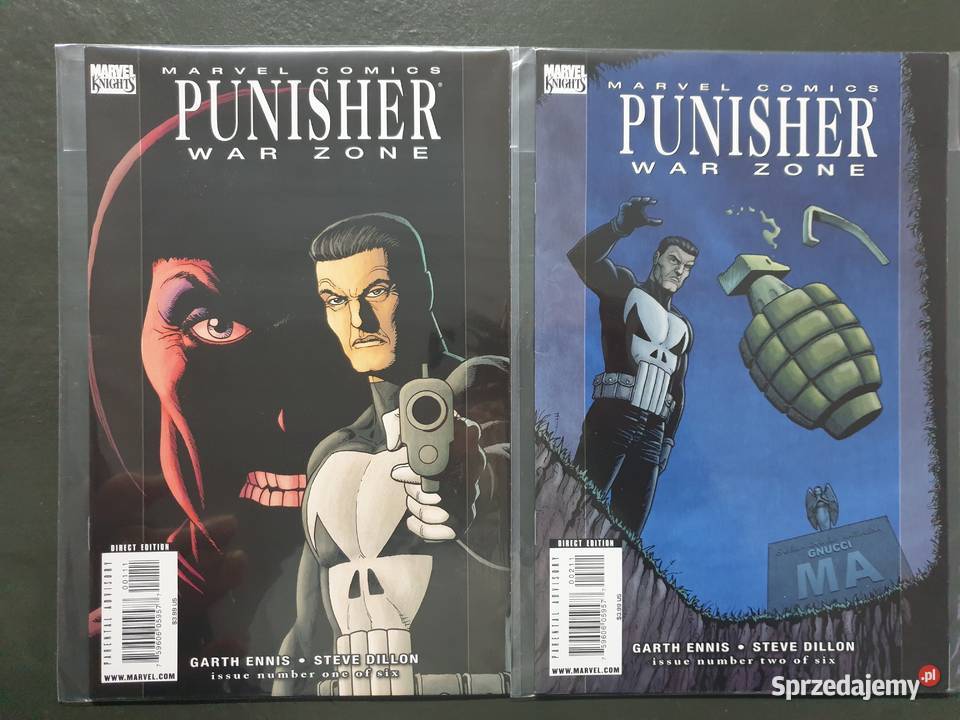 The Punisher War Zone zestaw 10 oryginalnych Kultura i Rozrywka