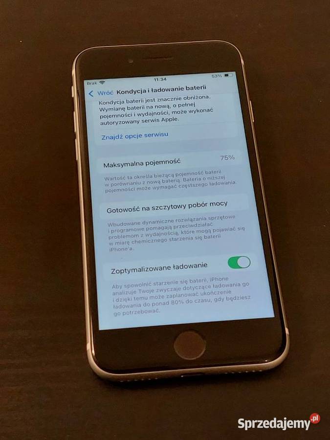 iPhone SE 2020 64gb 75 baterii Biały stan super
