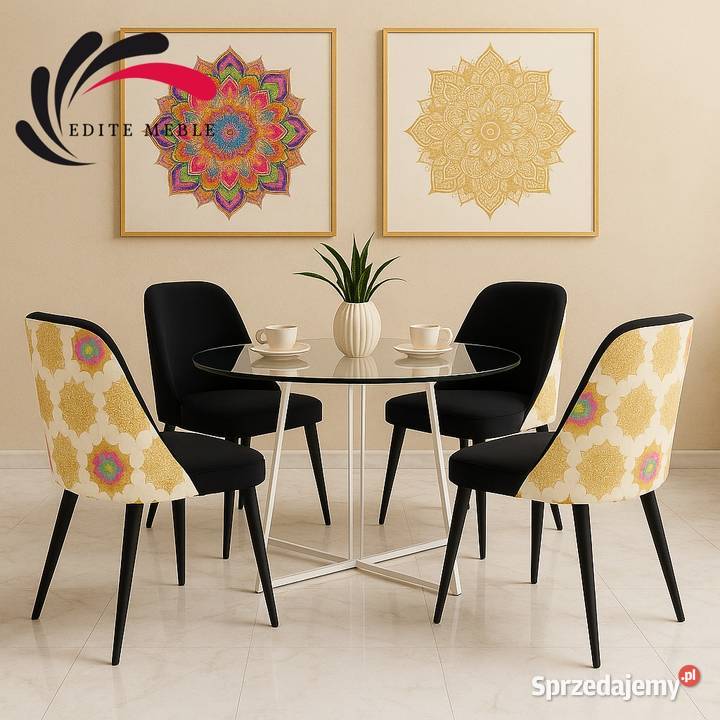 Krzesła Tapicerowane Premium KL3 tkaniny Warszawa