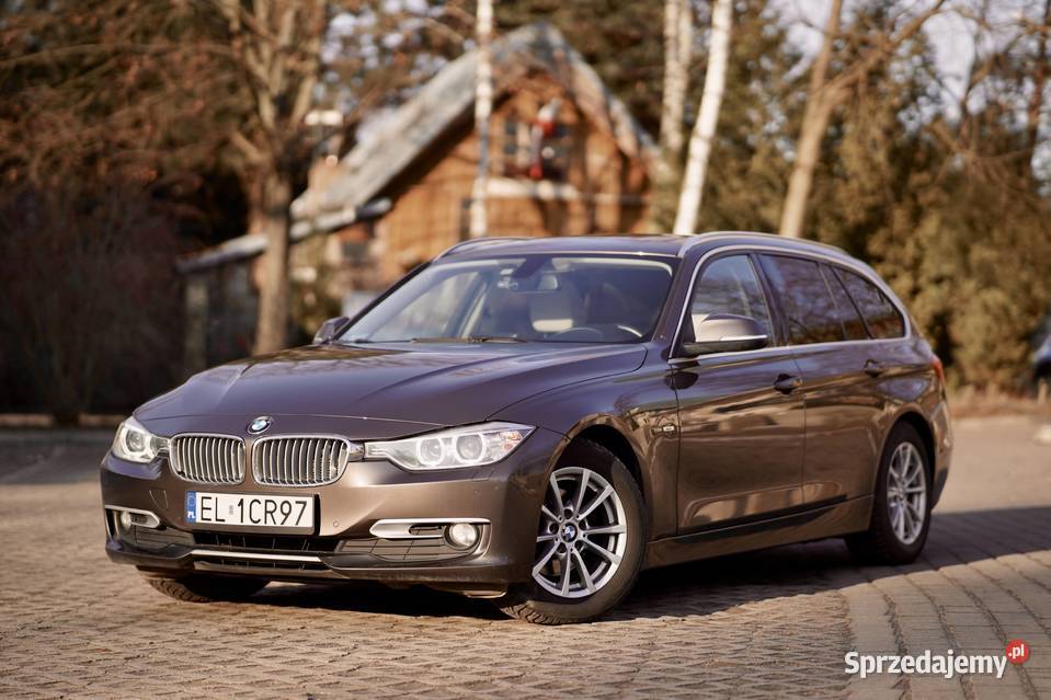 BMW F30 F31 320d Modern Line prywatna 100 brązowy łódzkie Łódź sprzedam