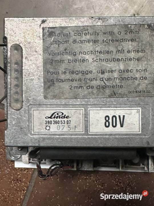 Płyta sterująca sterownik linde 3903605729 80V Antonie