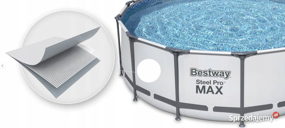 NOWY Basen ogrodowy stelażowy Power Steel 305 x Baseny wielkopolskie