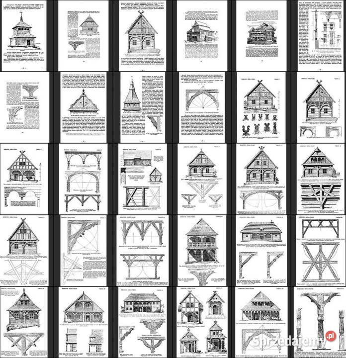 CIEŚLA POLSKIPOLSKIE BUD DREWNIANECIEŚLICTWO architektura, budownictwo Kozienice