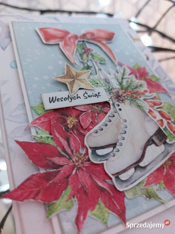 Ręcznie robione kartki na Boże Narodzenie kujawsko-pomorskie Zbójno sprzedam