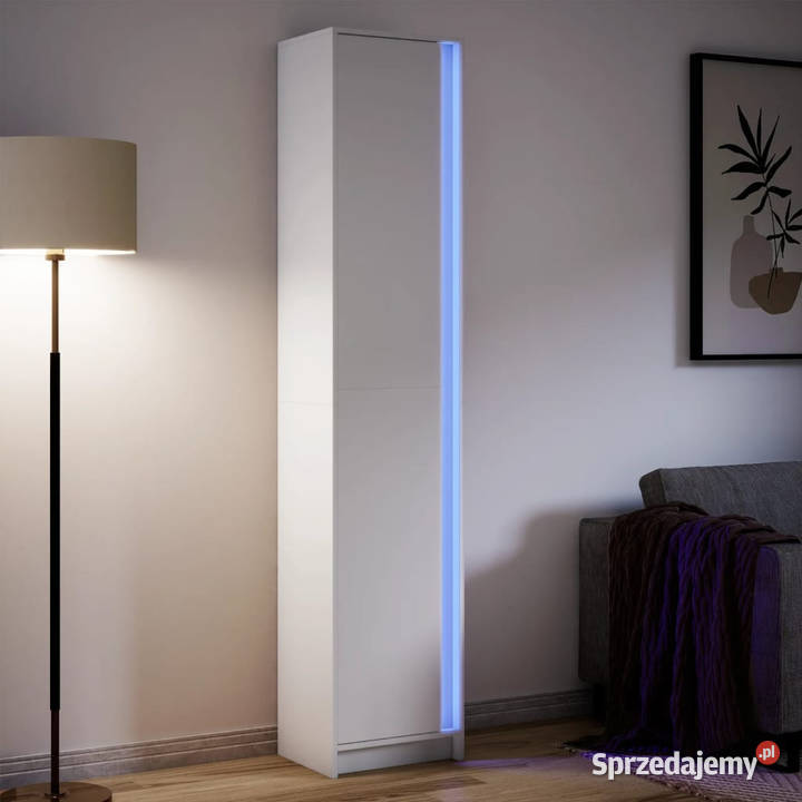 Wysoka szafka z LED biała 415x325x200 WM3307898 Warszawa