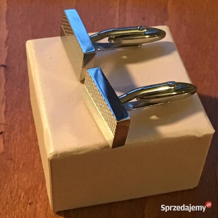 Nowe stalowe spinki do mankietów Warszawa