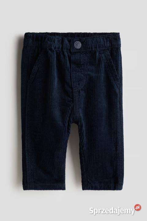 Zestaw 2 pary spodni sztruksowych HM Rozmiar 68 H&M Szczecin