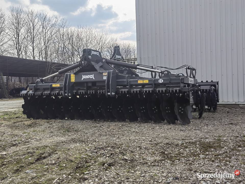 Brona talerzowa JANPOL BTH 4m hydraulicznie Żółkiewka-Osada