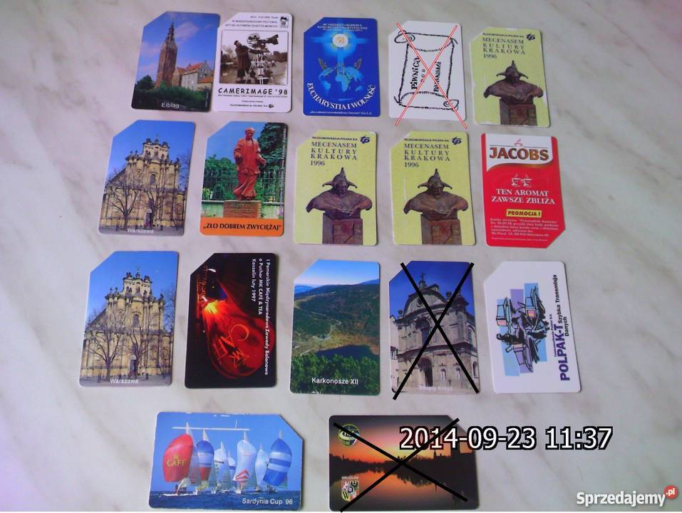 Karty telefoniczne magnetyczne i chipowe kujawsko-pomorskie Bydgoszcz