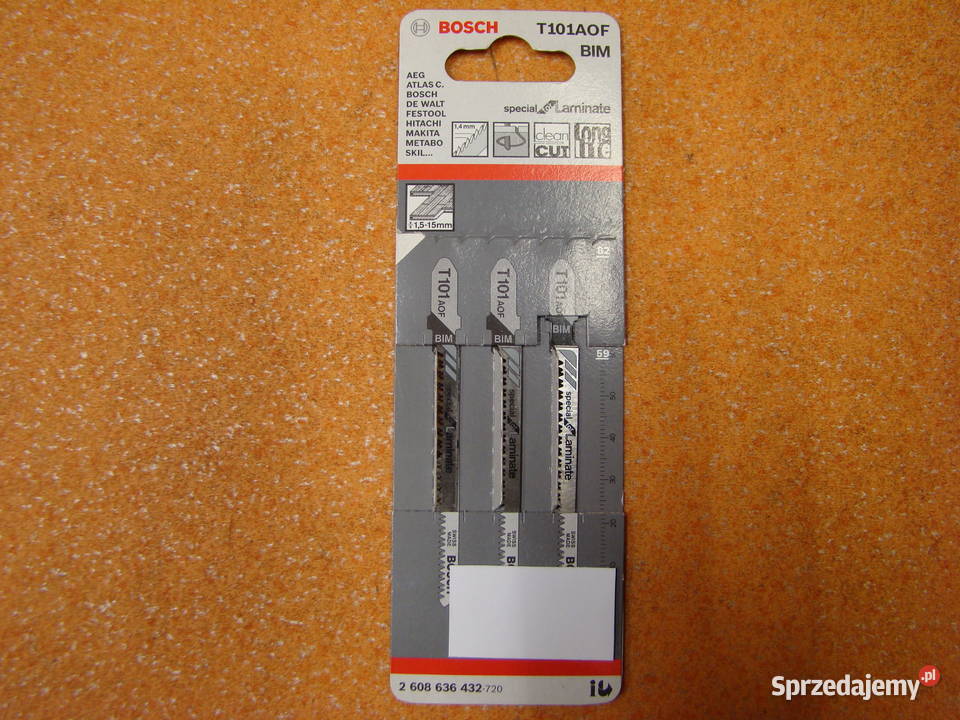 Brzeszczot BOSCH do wyrzynarki typ T 3 PC Ref 2 Bielsko-Biała