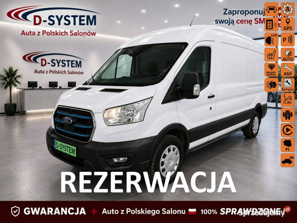 Ford Transit 2024r ETransit 250 184 Salon Polska 0cm3 Białystok sprzedam