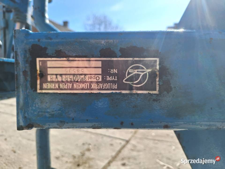 Pług obrotowy 2 LEMKEN Prandocin