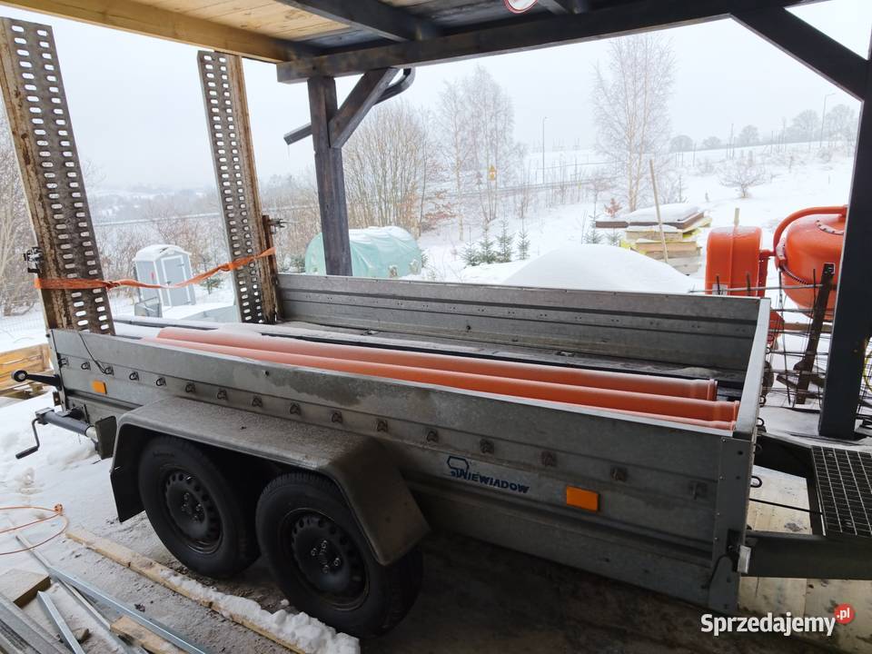 Przyczepa Niewiadów b1430 pod minikoparkę Żukowo