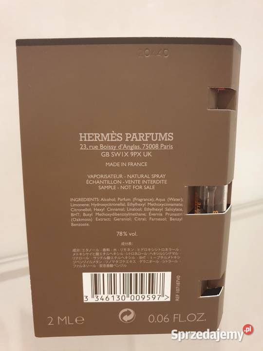 Hermes Terre dHermes Eau de Toilette 2 ml