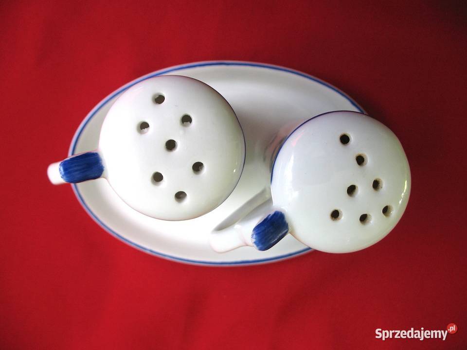 Sól i pieprz kufle na podstawce Solniczka i Siedlce sprzedam