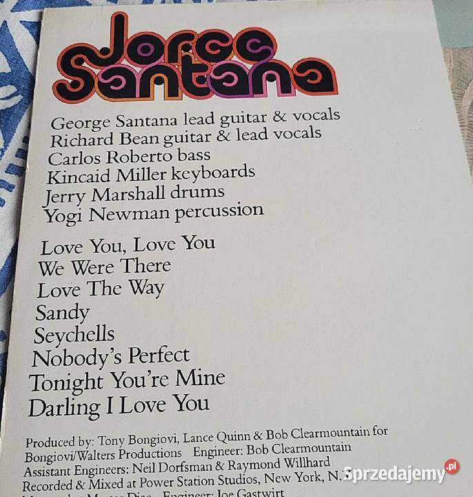 Jorge Santana Jorge Santana wydanie I z roku kujawsko-pomorskie Chełmno