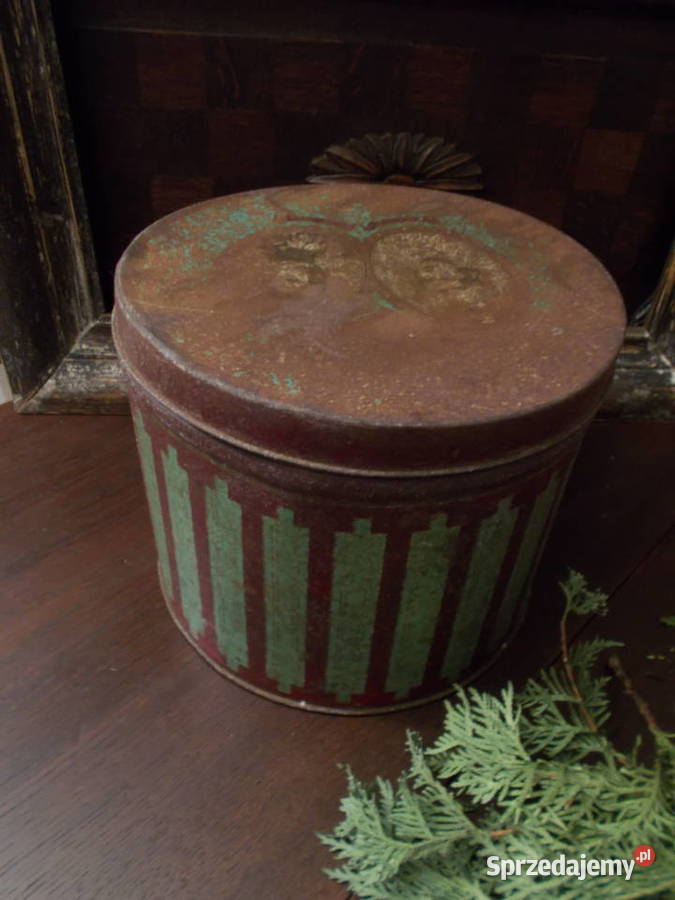 Stara Piękna Angielska Puszka Portrety Pary zachodniopomorskie Szczecin