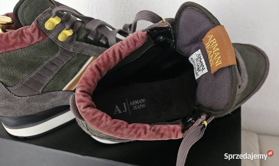 Armani 43 Sneakersy buty EA7 sportowe oryginał skóra