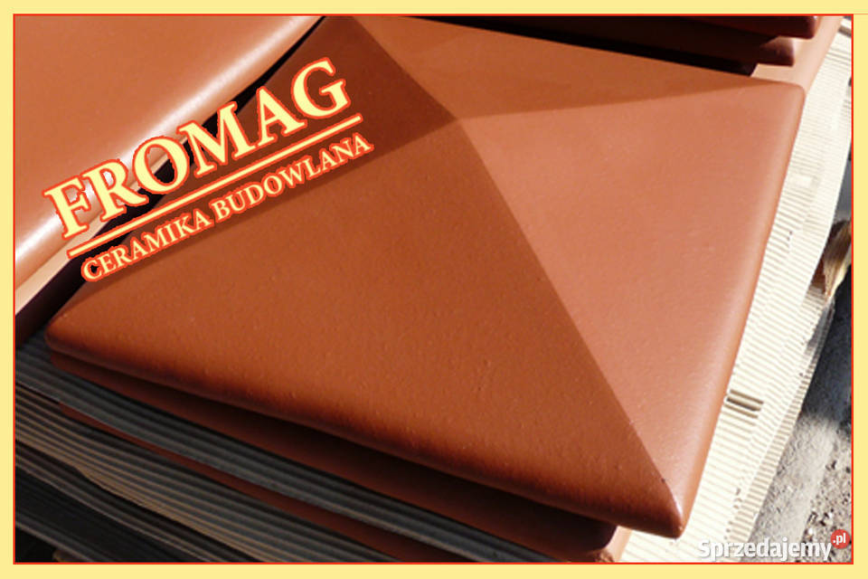 Daszki klinkierowe na słupek 38x38 klinkier Białystok