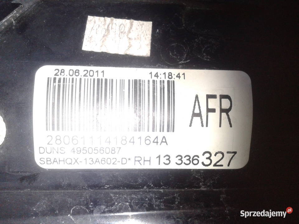 13314052LH LAMPA TYŁ LEWA OPEL ASTRA J IV KOMBI Chełm
