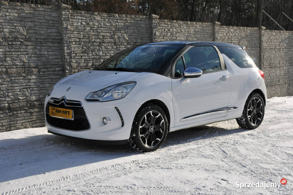 Citroen DS3 16 156 LED Skóra Czarna podsufitka Hatchback Dąbrowa Górnicza