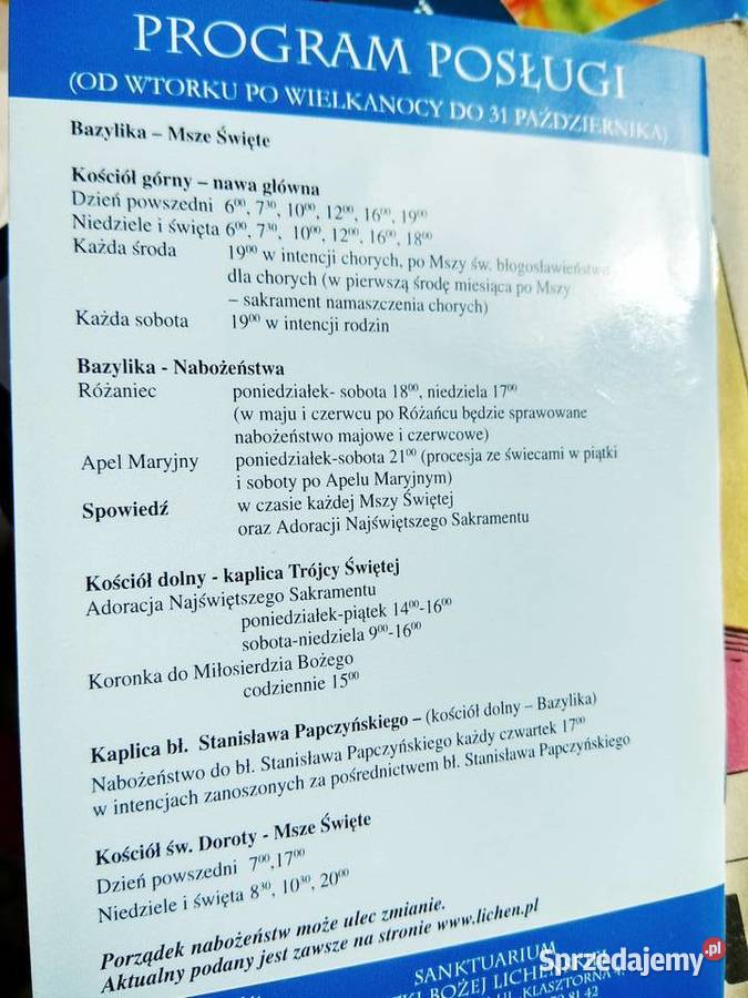 Nowenna przed rozpoczęciem nowego roku nauki Warszawa