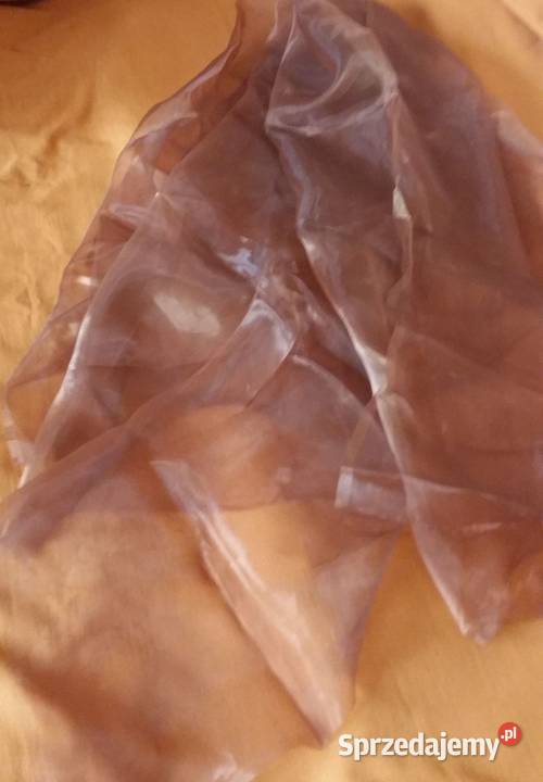 Organza 190x150 kolor złocistobrązowyKupon