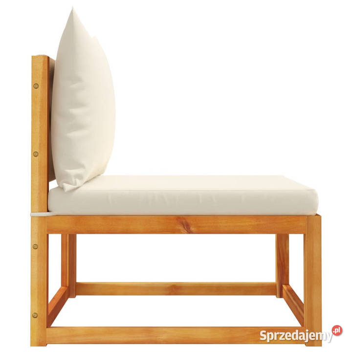 Ogrodowa sofa bez podłokietników z poduszkami Warszawa