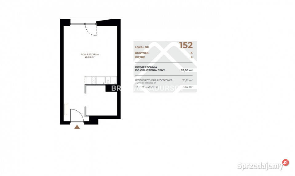 Mieszkanie Kraków Fabryczna 265m2 1 pokój małopolskie