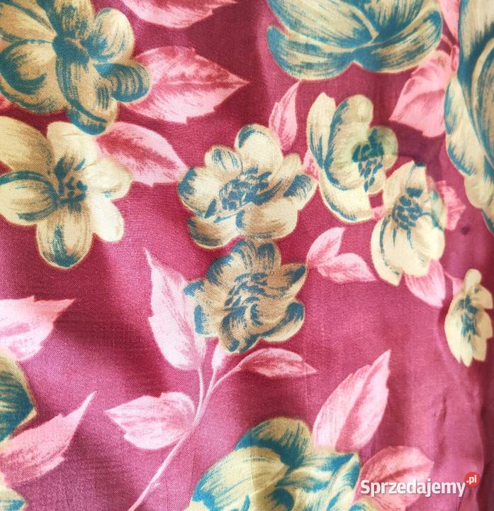 Apaszka vintage chusta chustka retro brązowa Szczecin