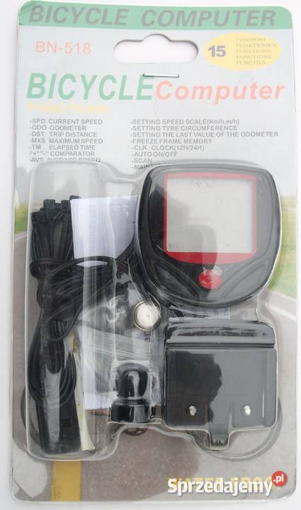 Licznik Prędkościomierz Komputer Rowerowy Sieradz