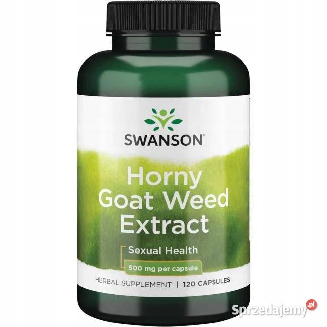 SWANSON HORNY GOAT WEED EXTRACT 500mg 120kaps wielkopolskie sprzedam