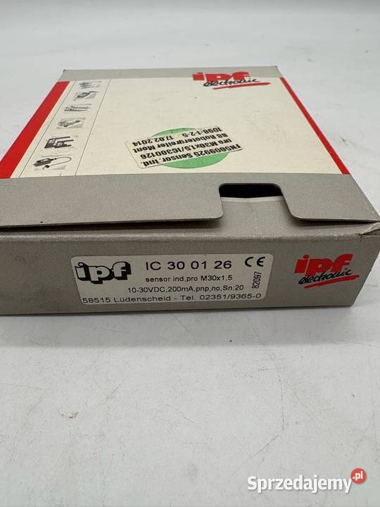 IPF Electronic IC300126 Czujnik indukcyjny mazowieckie Warszawa