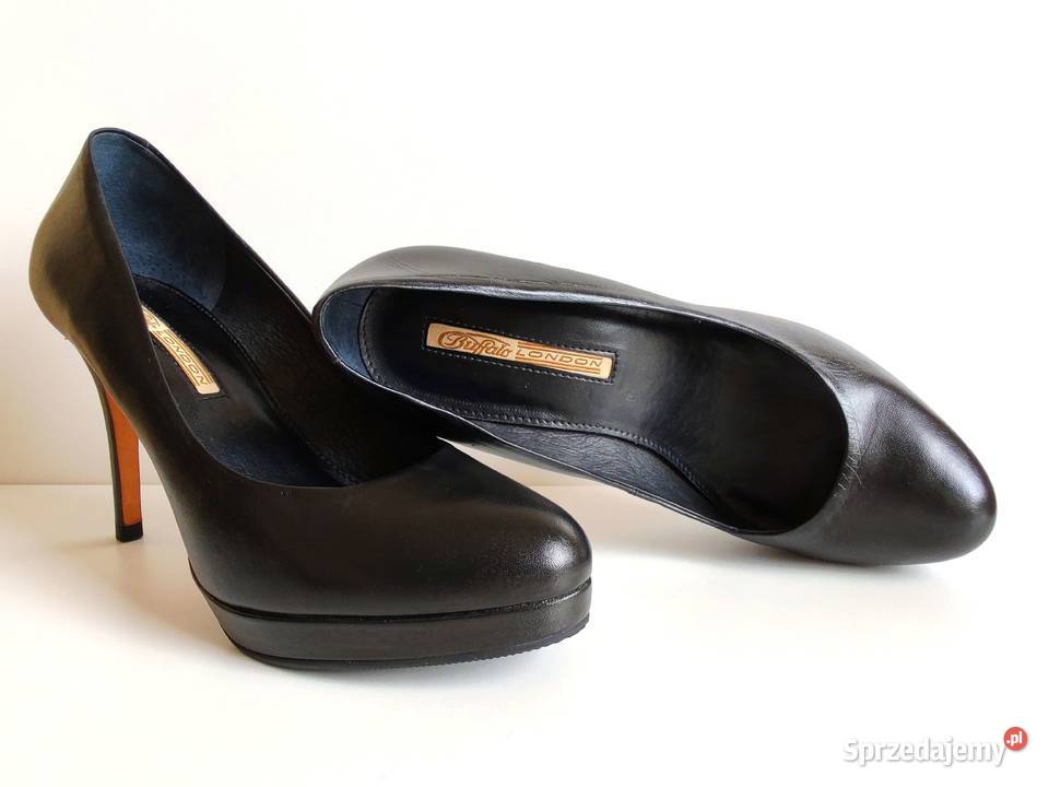 7167 BUFFALO ładne czarne czółenka skóra 39 inna Kędzierzyn-Koźle