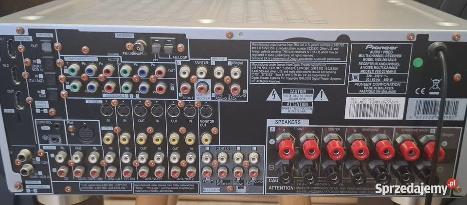 Aplituner pioner vsx 2016av s pomorskie Malbork