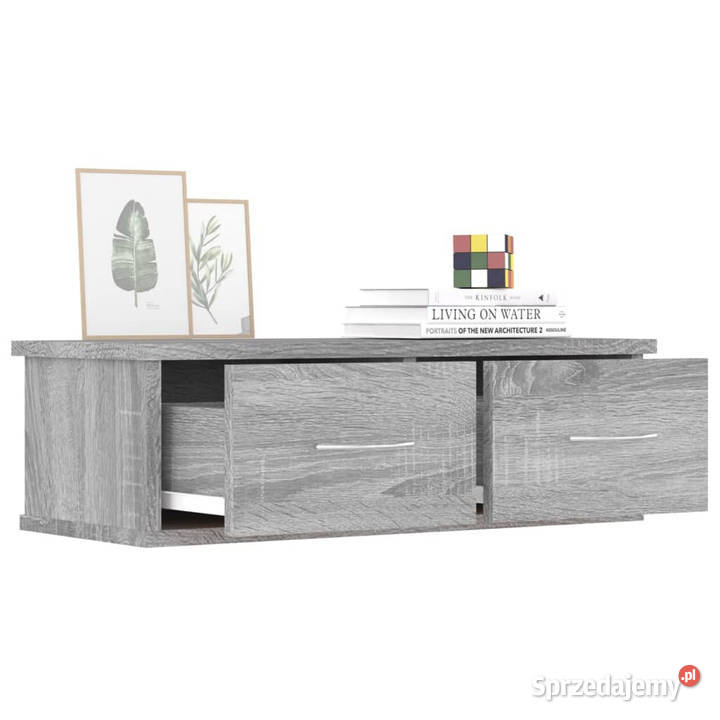 Szafka ścienna szary dąb sonoma 60x26x185 Warszawa