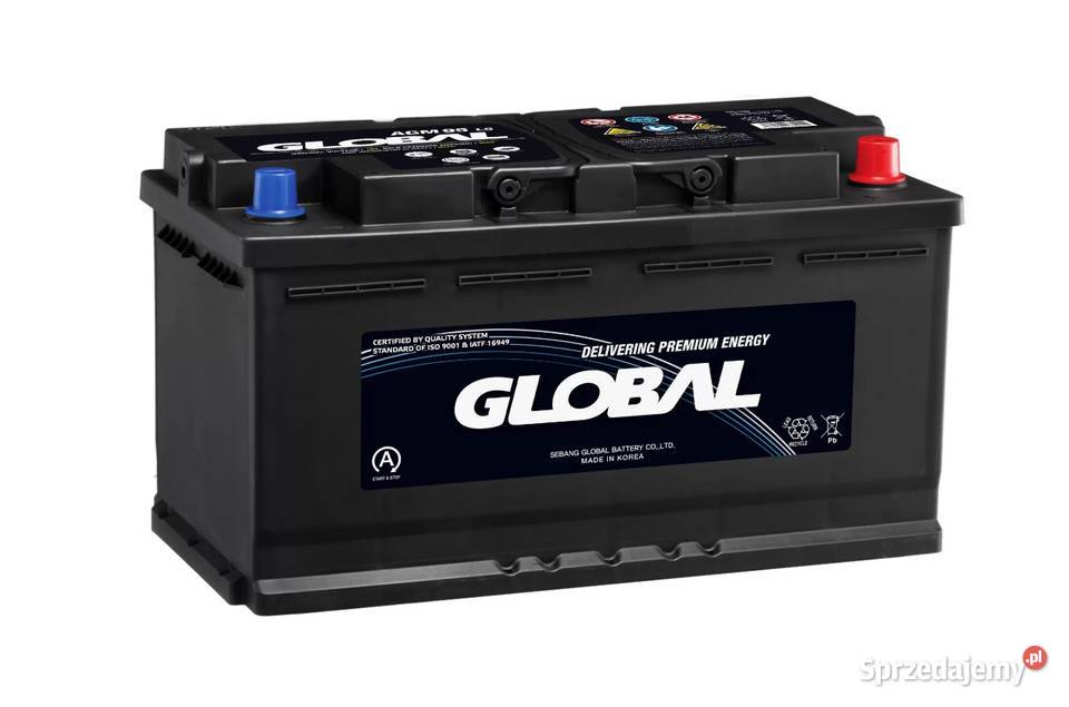 Akumulator Global AGM STARTSTOP 92Ah 850A osobowe Akumulatory Biała Podlaska sprzedam