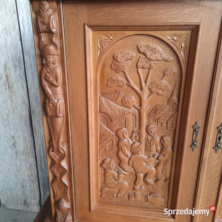 komoda bieliżniarka rzeżbiona 938 Byczyna sprzedam