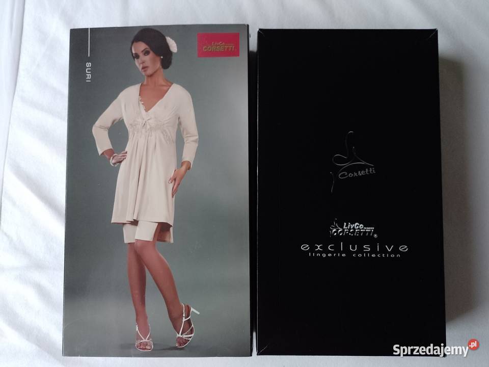 Szlafrok Suri LC 90021 Ecru Ekri LivCo Corsetti Warszawa