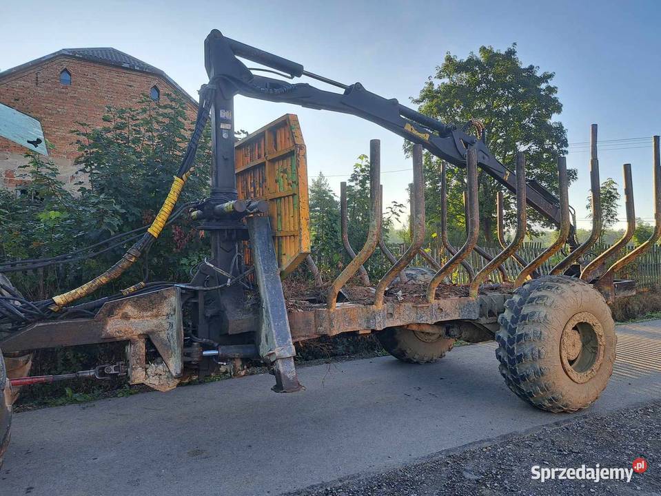 Renault 145 14 przyczepa z napedem dźwig kts 630 podkarpackie Wola Niżna sprzedam