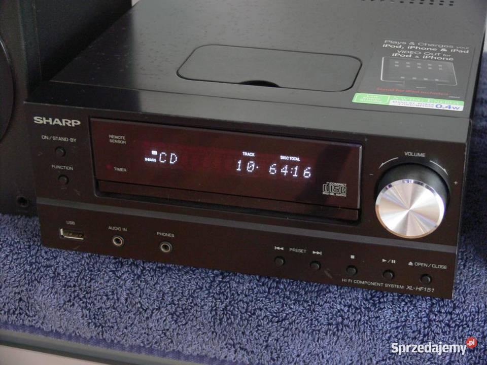 Wieża Sharp z kol Radio RDS CD AUX USB. mp-3. WYSYŁKA. Jasło ...