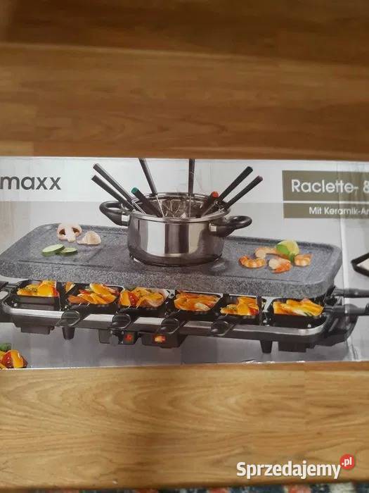 Nowy duży zestaw Raclette Fondue set Gourmet świętokrzyskie Starachowice