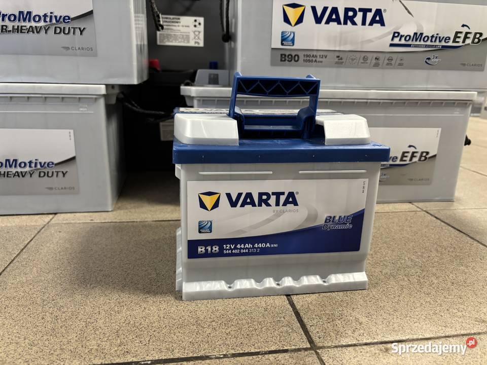 Akumulator 44ah 440a Varta b18 Zduńska Wola