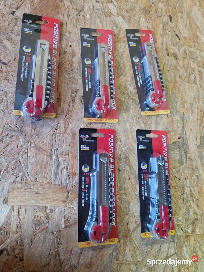 Nożyk do tapet aluminiowy ostrze łamane 18mm wielkopolskie sprzedam
