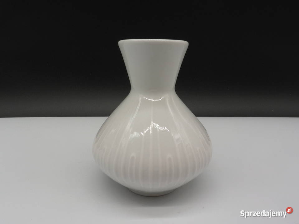 Wazonik Edelstein Bavaria Biała Porcelana lata Raszków